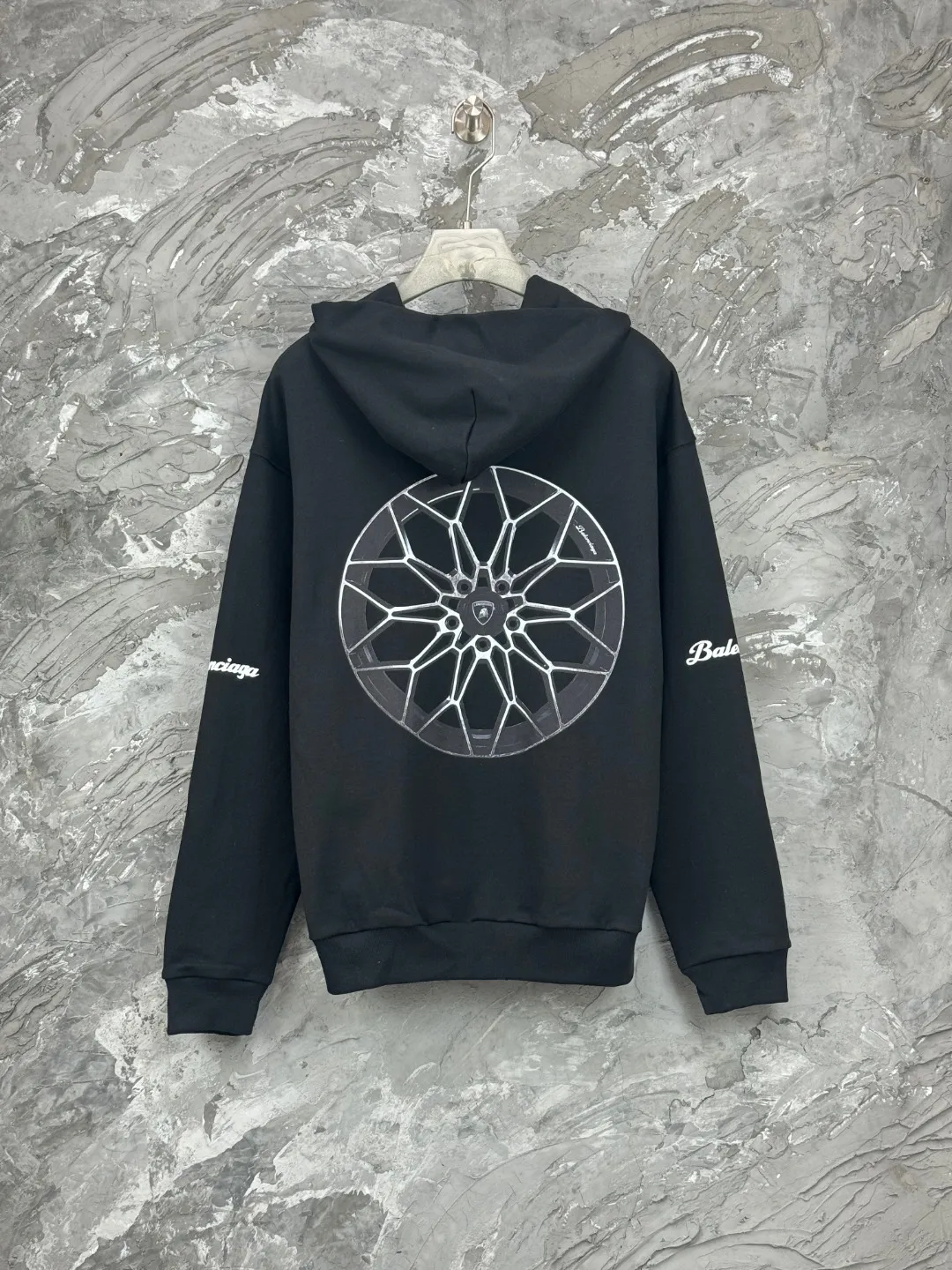 BALENCI*GA Lamborghini . . . . . 460g . Same Style -Color：Black -SIZE：Xs S M L 8985#